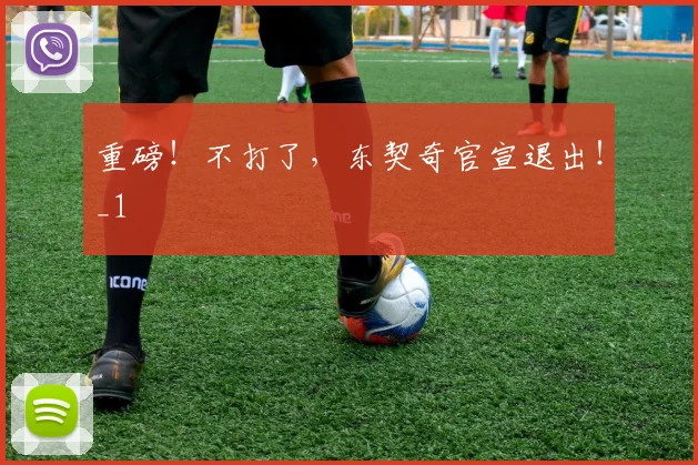 重磅！不打了，东契奇官宣退出！_1